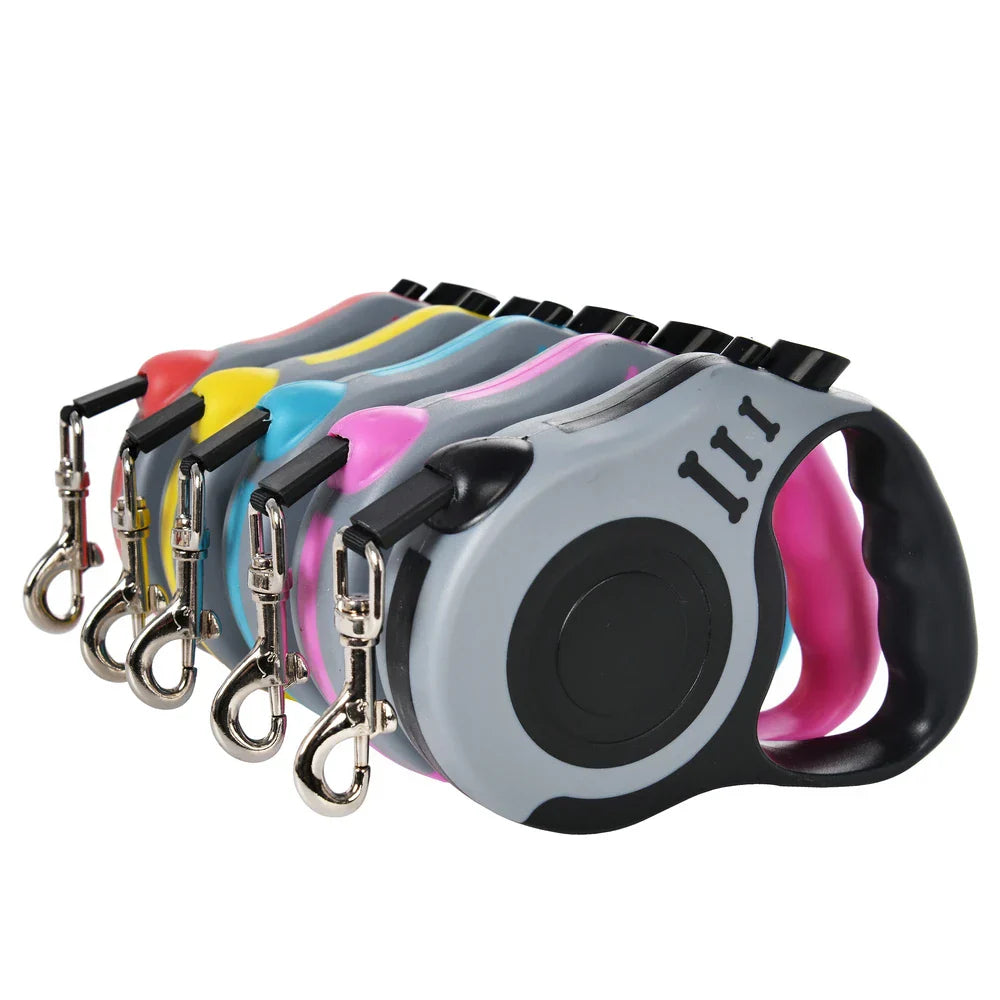 Automatic Retractable Dog Leash with One Button Brake System