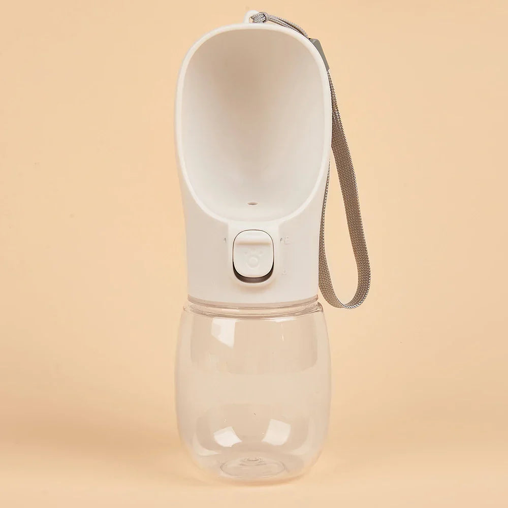 Portable Dog Water Bottle with Built In Bowl