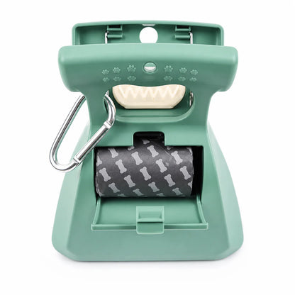 How to load waste bags into portable dog pooper scooper