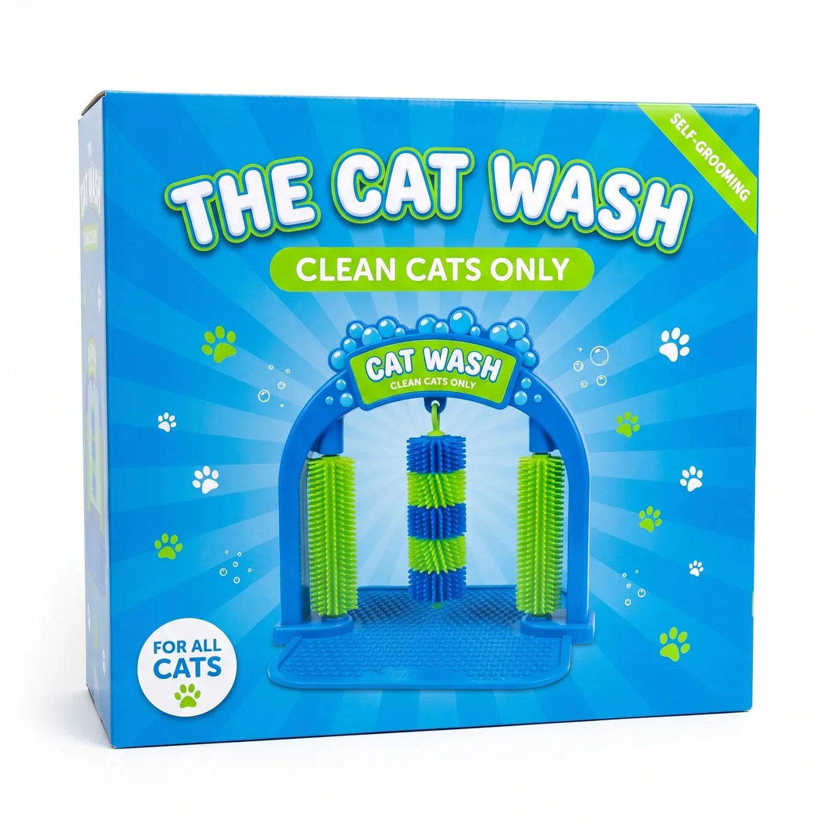 Cat Self-Grooming Station & Interactive Brush & Massage Toy