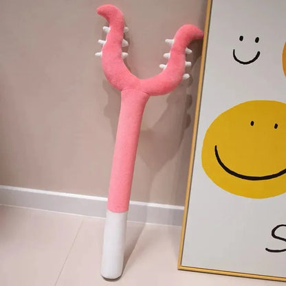Interactive Plush Cat Toy & Long Teaser Wand for Indoor Cats