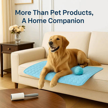 Blue Noblias cooling mat for dogs and cats, XS size, designed to keep pets cool and comfortable.