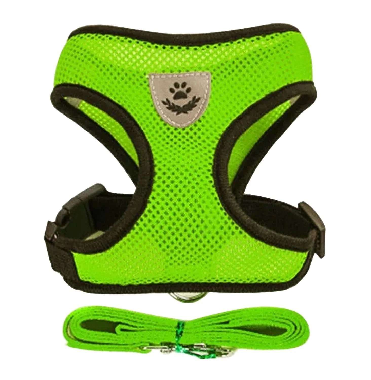Noblias escape-proof cat harness and leash set with breathable adjustable vest in rose red, designed for secure outdoor walks.