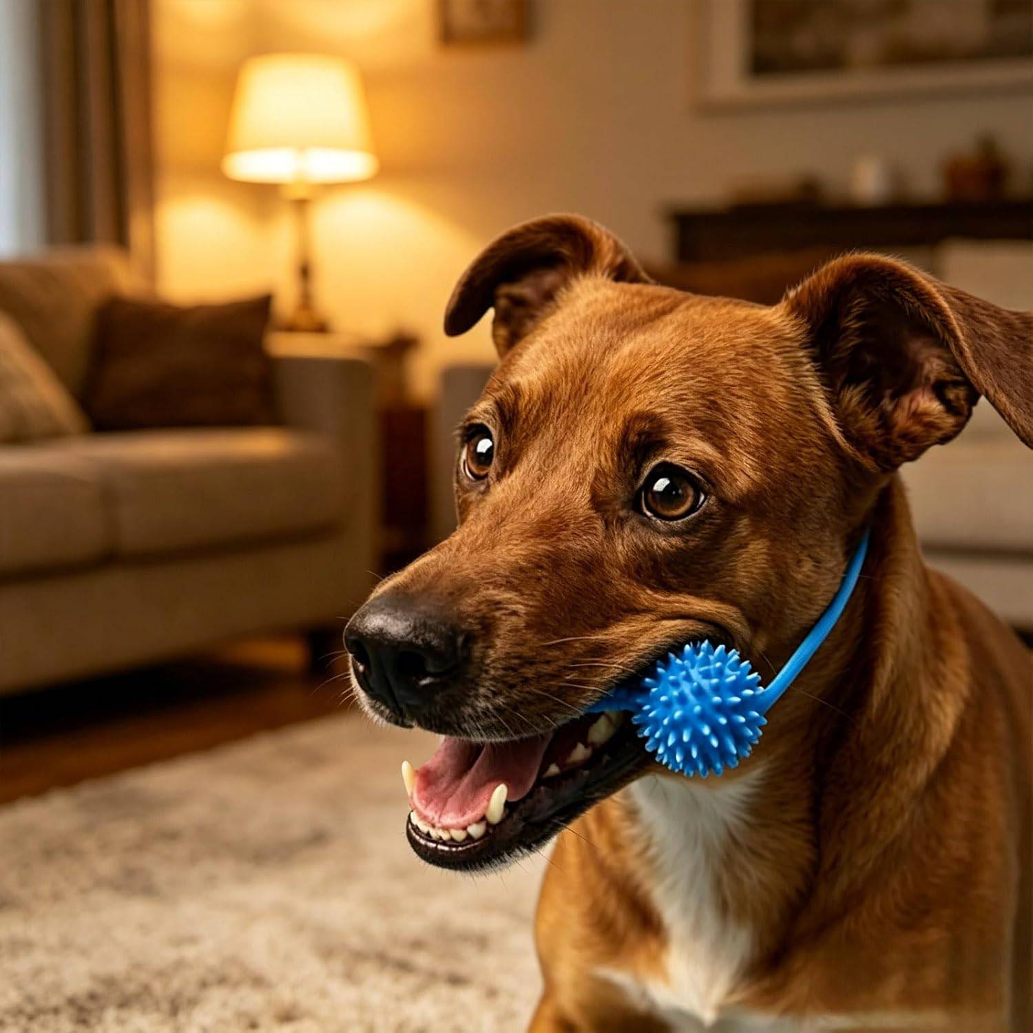 Noblias dog dental chew toy designed for easier teeth cleaning and brushing, made of durable material for dogs.