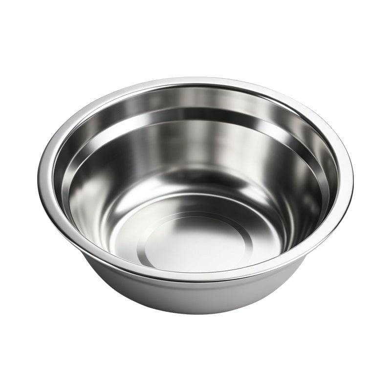 Single 20 cm stainless steel bowl from the Noblias elevated dog bowls set.