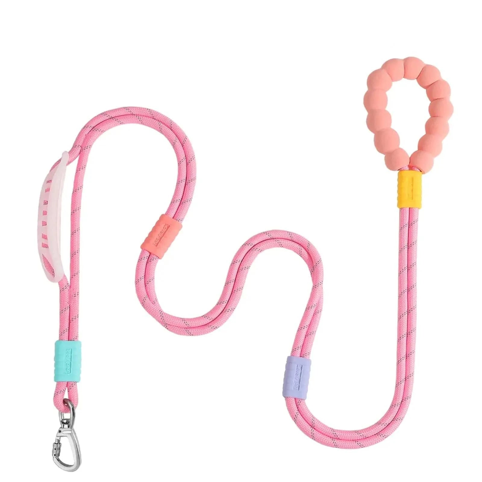 Noblias hands-free dog leash, adjustable waist strap for walking, jogging, and hiking with secure control and comfort.