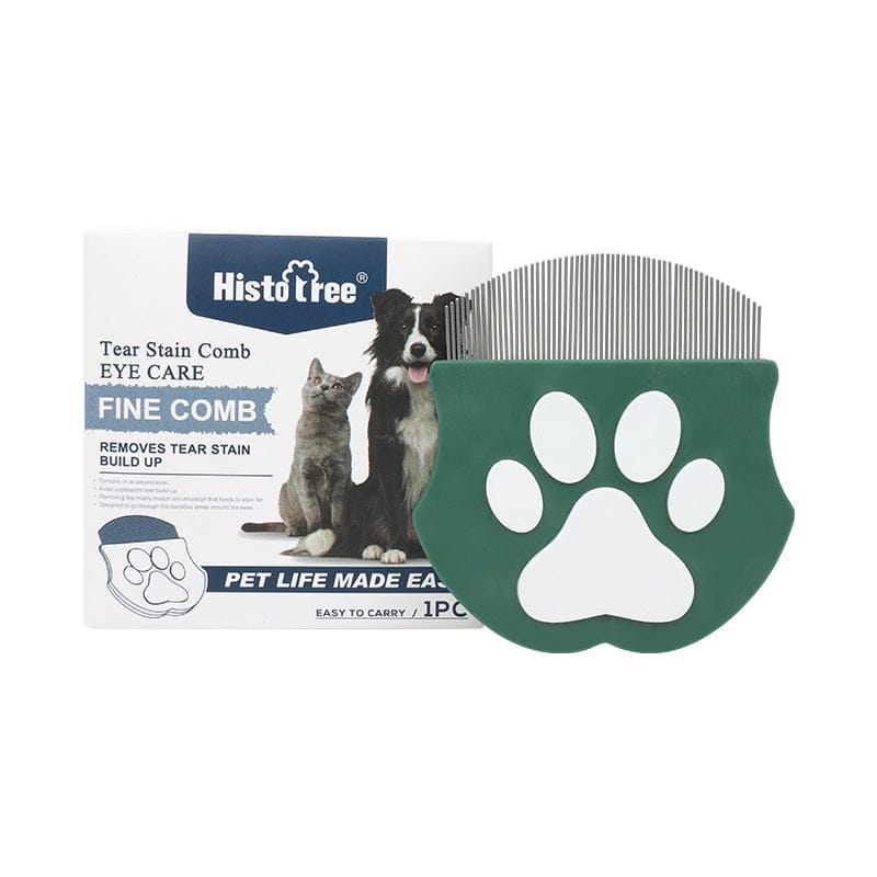 Purple Noblias pet face cleaning brush with soft bristles for gentle grooming of cats and dogs.