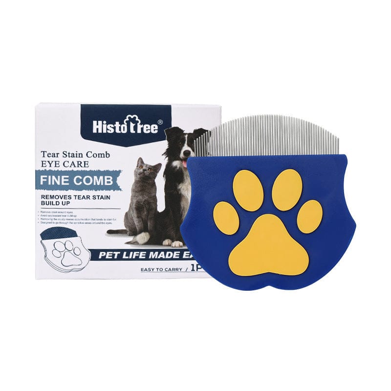 Purple Noblias pet face cleaning brush with soft bristles for gentle grooming of pets' facial areas.