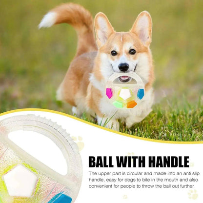 Noblias durable dog toy ball for stress relief and chewing, designed for play and entertainment for dogs.