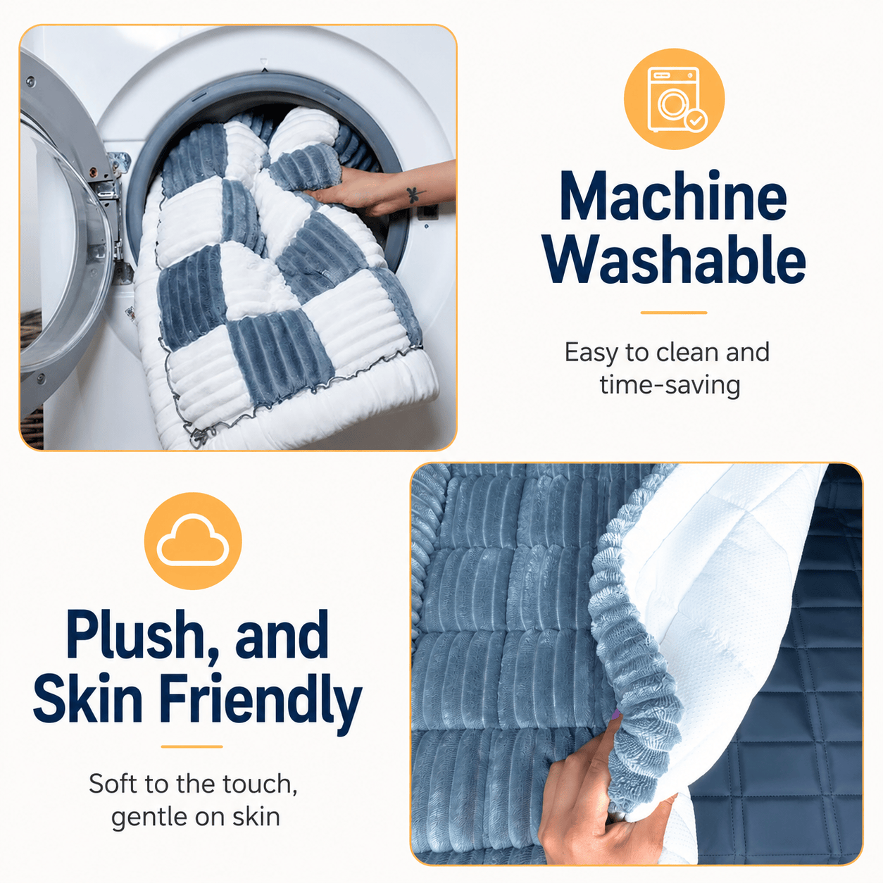 White Noblias Deluxe Back Seat Dog Bed Mat shown in a vehicle, providing a comfortable, protective seating area for pets.