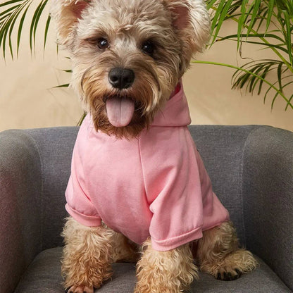 Cute pet hoodie from Noblias with "I Love My Mom" print, designed for dogs and cats, featuring cozy, soft fabric and adorable style.