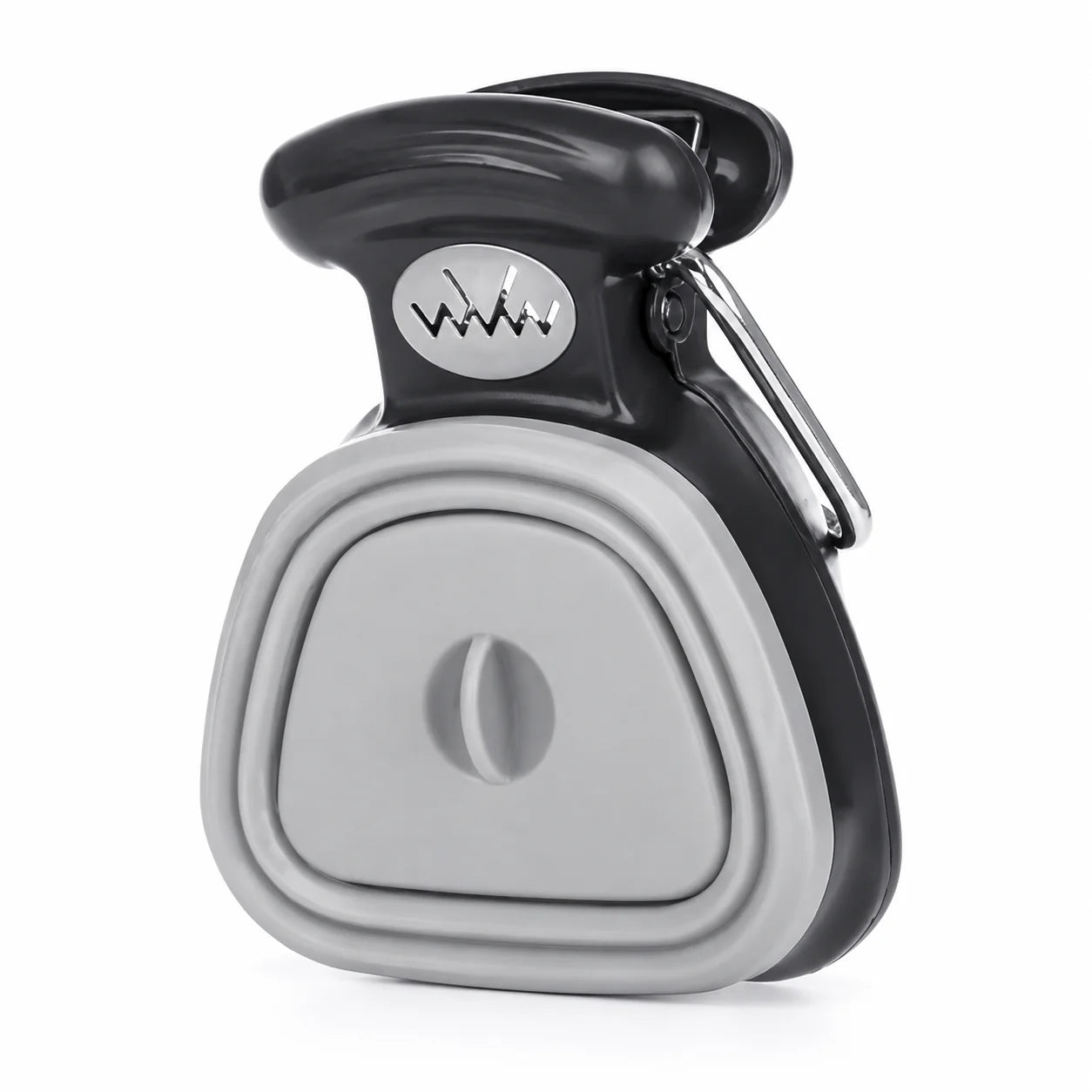 Portable dog pooper scooper gray color foldable pet waste cleaner
